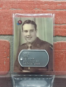 2021 Historic Autographs End of the War: 1945 Dog Tag Bob Dole #DT-BD NM 👀  - Picture 1 of 18
