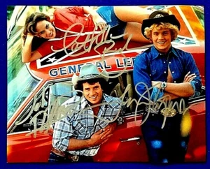 DUKES OF HAZARD SIGNED AUTOGRAPHED 8X10 COLOURED PHOTO COA - Picture 1 of 2