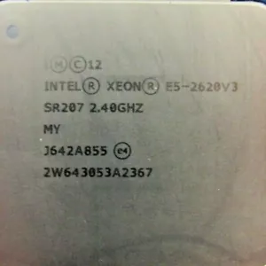 Intel SR207 Xeon E5-2620 v3 6-Core 2.40GHz 8.00GT/s QPI 15MB L3 B-5 - Picture 1 of 1
