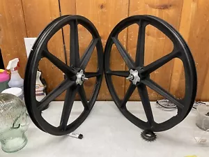 Old School 80s BMX Skyway 24" Tuff Wheels 7 Spoke Vintage Bike Mags Bicycle - Picture 1 of 23