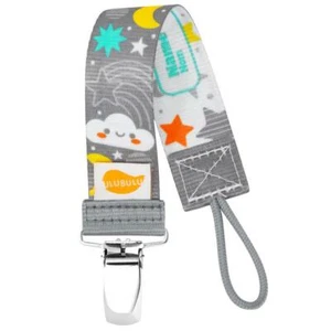 Moon and Stars Pacifier Clip- Ulubulu Binky Clip works with all pacifiers - Picture 1 of 2