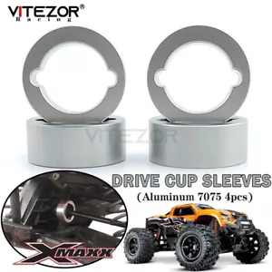 4Pcs Drive Cup Sleeves Alu.7075-T6 For Traxxas 1/5 XMAXX 6S 8S Upgrade Parts - Picture 1 of 24