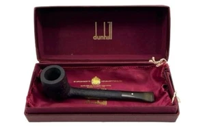 Dunhill Shell Briar wood Tobacco Pipe English Estate w/ Box - Picture 1 of 14