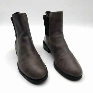 Clarks Narrative Leather Chelsea Boots Marquette Wish Taupe Women's 8 M - Picture 1 of 10