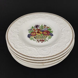 LOTE DE 8 Platos de Cena Florales Wedgwood Patrician Windermere De Colección Descatalogados - Imagen 1 de 15