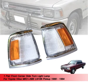 Front Corner Light Lamp For Toyota Hilux MK3 LN85 1989 1990 1991 1992 - 1994 - Picture 1 of 7