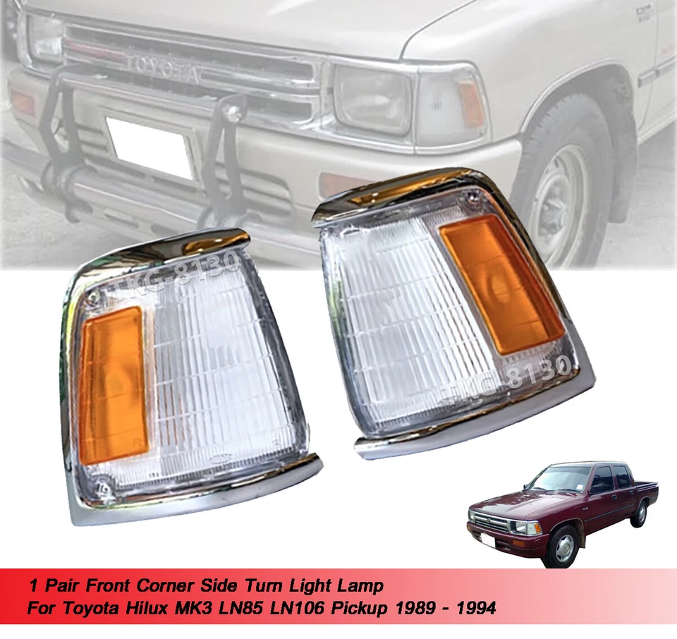 Front Corner Light Lamp For Toyota Hilux MK3 LN85 1989 1990 1991 1992 - 1994 - Image 1 of 4