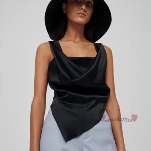 Nanushka Damen Frühling Herbst Freizeit Satin Schlinge Tank 2023 neu hochwertig - Bild 1 von 19