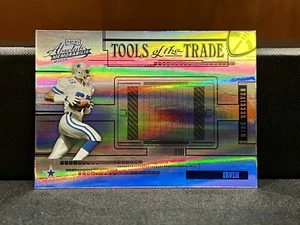 Michael Irvin 2005 Playoff Absolute Memorabilia Tools Of The Trade PLATINUM /10 - Bild 1 von 2