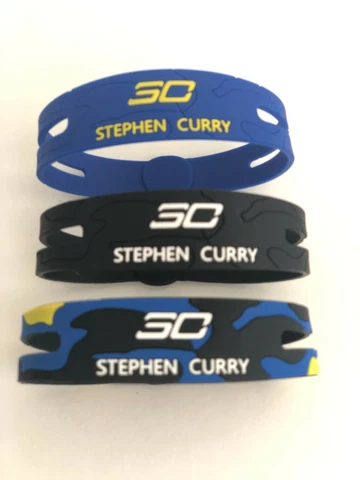 Basketball Bracelet STEPHEN CURRY Silicon Wristband Strap NBA Sports Fans Cover