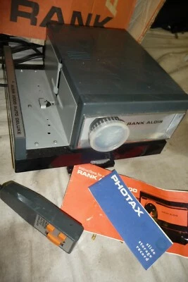 Slide projector RANK ALDIS 2000 100mm  + tray + remote + box INSTRUCTIONS spares - Image 1 of 4