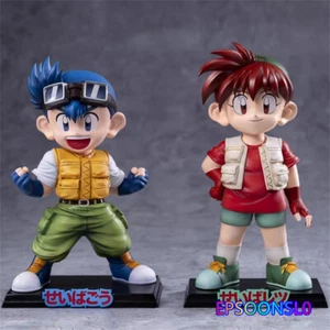 Bakusou Kyoudai Let's & Go Seiba Retsu/Go Seiba PVC Figura Ragazzo Carino Giocattolo Regalo Nuovo - Foto 1 di 14