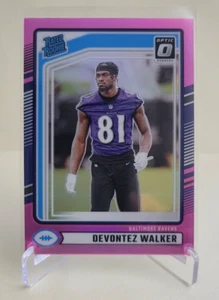 2024 PANINI DONRUSS DEVONTEZ WALKER OPTIC PREVIEW PINK PRIZM RATED ROOKIE #345 - Picture 1 of 2