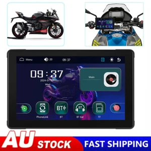 Waterproof Motorcycle Screen 7" 1000nit Wireless CarPlay Android Auto Display - Picture 1 of 13