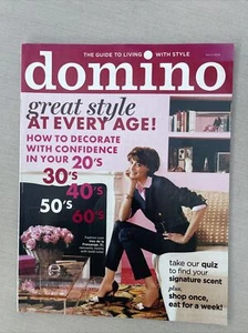 Vintage DOMINO MAGAZINE March 2009 Back Issue/ Conde Nast - Picture 1 of 7