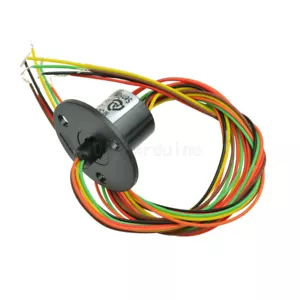 12.5mm 300Rpm 6 Wires CIRCUITS 2A Capsule Slip Ring Schleifring 240V Dirigent - Bild 1 von 4