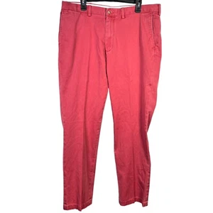 Pantalone Polo Ralph Lauren uomo 38x34 chino vestibilità classica rosa salmone piatto davanti - Foto 1 di 9