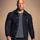 Fast & Furious Fast X 2023 Vin Diesel Dominic Toretto Racing Black Cotton Jacket
