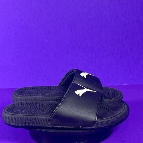 Scarpe sandali PUMA giovanili neri slide taglia 11C