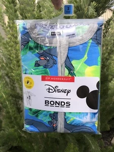 NEW Bonds Baloo Size 3 Zip Suit Jungle Book - Picture 1 of 3