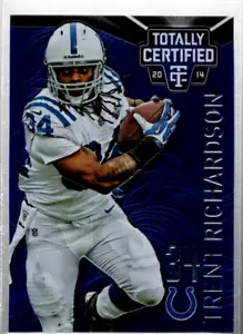 B0839- 2014 Totally Certified Platinum Blue #42 Trent Richardson /50 - NM-MT - Picture 1 of 2