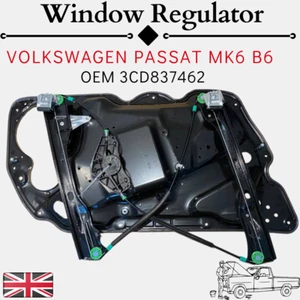 3CD837462 Window Regulator Front Right For VW Passat B6 With Panel 2005-2011 - Picture 1 of 10