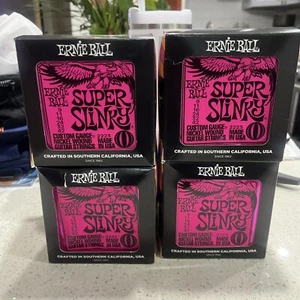 4x 12 Sets Ernie Ball Electric Guitar Strings Super Slinky 9-42 Nickel Wound2223 - Picture 1 of 6
