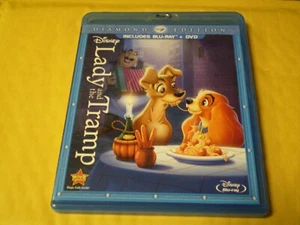 Lady and the Tramp        (Blu-Ray/DVD, 2012)  Disney  Diamond Edition - Picture 1 of 1