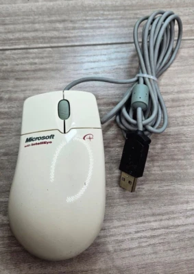 RARE Vintage Microsoft Intellimouse Mouse X04-91790 T32 - Image 1 of 2