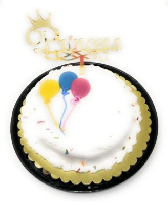 Princesa Corona Cumpleaños Pastel Topper Acrílico Baby Shower, Revelación de Género Fiesta... Foto 1 de 2