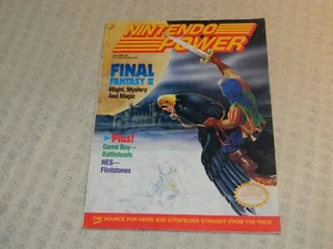 Nintendo Power November 1991 Vol 30 Final Fantasy II Cover w/ Poster - Imagen 1 de 5