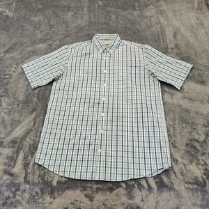 Duluth Trading wrinkle fighter relaxed fit button down shirt mens large tall SS - Picture 1 of 13