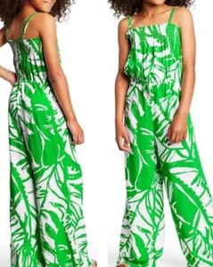 Lilly Pulitzer Target "Boom Boom" romper green floral girls XL 20th Anniv. NWT - Picture 1 of 7