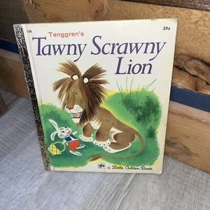 Tawny Scrawny Lion Vintage 1952 HC Little Golden Book 138 - Picture 1 of 11