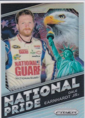 DALE EARNHARDT JR. Nascar RARE SILVER PRIZMS National Pride Racing Insert Card! - Image 1 of 2