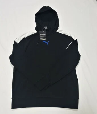 Moletom com capuz PUMA masculino esporte moderno lã quente Puma preto ajuste regular - Imagem 1 de 4