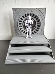 Star Wars Diorama for 1/12 Scale Black Series Figures Palpatine Window Display - Picture 1 of 16