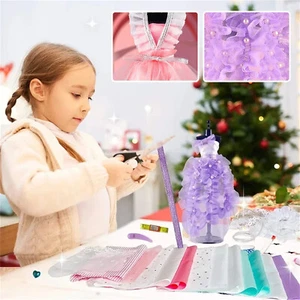 Fashion Designer Kits For Girls Sewing Kit For Kids Fashion Design Sketchbook - Picture 1 of 32