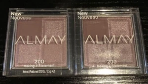 2 Almay Eye Shadow Quad Palette #200 Making a Statement New Sealed - Picture 1 of 2