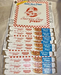SURFER BOY PIZZA 2022 Lot Of 10 Multi Meat Pizza Boxes NETFLIX STRANGER THINGS 4 - Picture 1 of 3