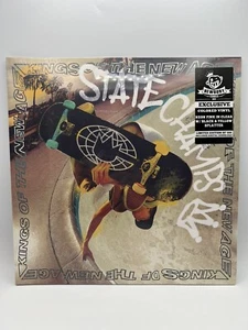 State Champs Kings Of The New Age Newbury Pink In Clear w Black/Yellow Splatter - Imagen 1 de 2