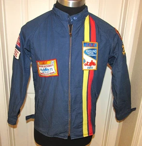 1971-72 Vintage IKF Windbreaker Jacket 70's ENDURO NATIONALS GOOD CONDITION MED - Bild 1 von 8