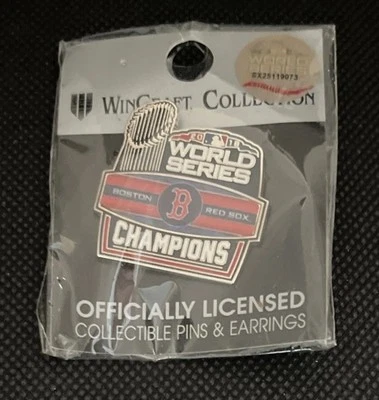 BOSTON RED SOX 2018 World Series CHAMPIONS MLB Officially Licensed WinCraft Pin - Image 1 of 3