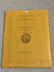 Apollo 14 Pre-Mission Geologic Maps Of Fra Mauro Region Of The Moon (Map 1-708) - Picture 1 of 24