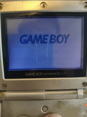 Nintendo Game Boy Advance SP AGS-001 Silver W/ Charger Tested Working - Image 1 of 4