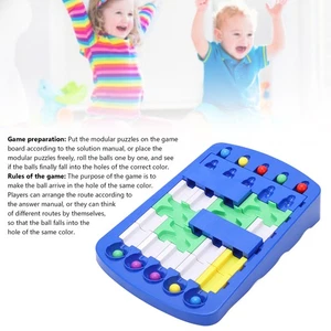  Logisches Labyrinth Ball Bead Route Puzzle Brain Board Game Spielzeu| - Bild 1 von 22
