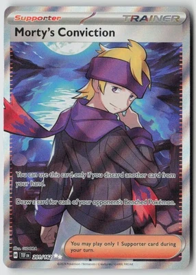 Morty's Conviction - 201/162 - SV05: Temporal Forces Holofoil- PTCG - Image 1 of 2