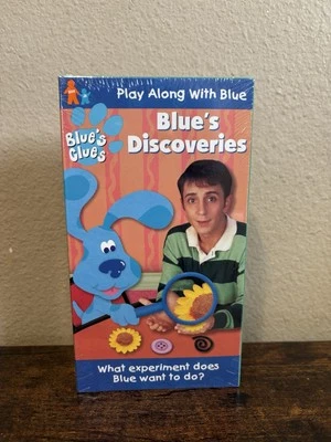 Blues Clues Blues Discoveries VHS 1999 Brand New Sealed Rare Paramount Watermark - Image 1 of 4