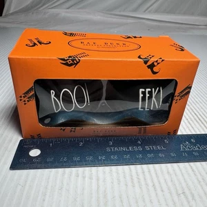 Rae Dunn Boo and Eek Cauldron Halloween Salt and Pepper Shaker Set - Picture 1 of 2