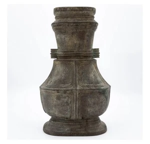 Warring States Style Bronze Ware Vessel 20" tall,  22 lbs - Picture 1 of 7